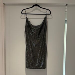 Garage Black Sequin Dress